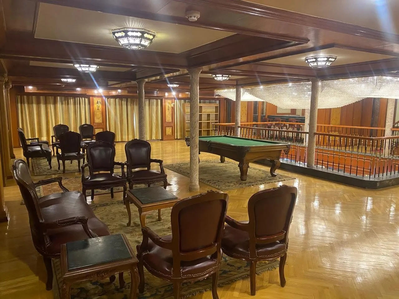 Lounge aboard the King Of Egypt Nile cruise